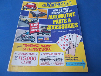 J.C. Whitney & Co. Catalog No. 336: World's Most Complete Line of  Automotive Parts and Accessories (1975) by J.C. Whitney & Co. Company: Very  Good Soft cover (1975) First Edition | Bloomsbury Books